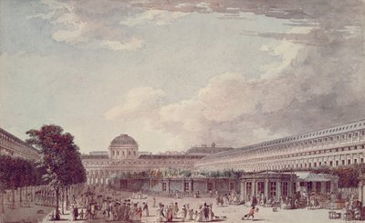 Le Palais Philippe Egalite, Le Palais Royal, 1791 door Jean Lespinasse